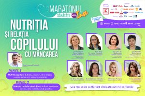 Iașiul găzduiește pe 10 mai Maratonul Sănătății, un eveniment dedicat nutriției copilului și relației acestuia cu mâncarea