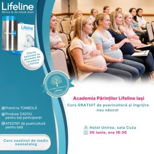 Curs de Puericultură pentru viitorii părinți, organizat de Lifeline la Iași